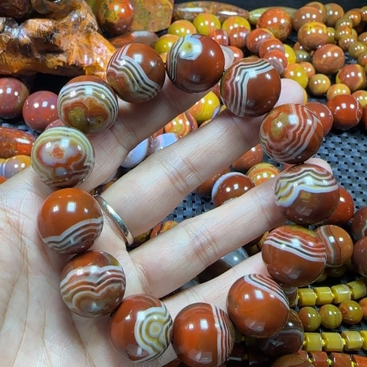 孝***母玛瑙/玉髓未镶嵌手串