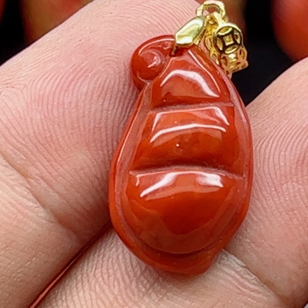 南红玛瑙配饰合金