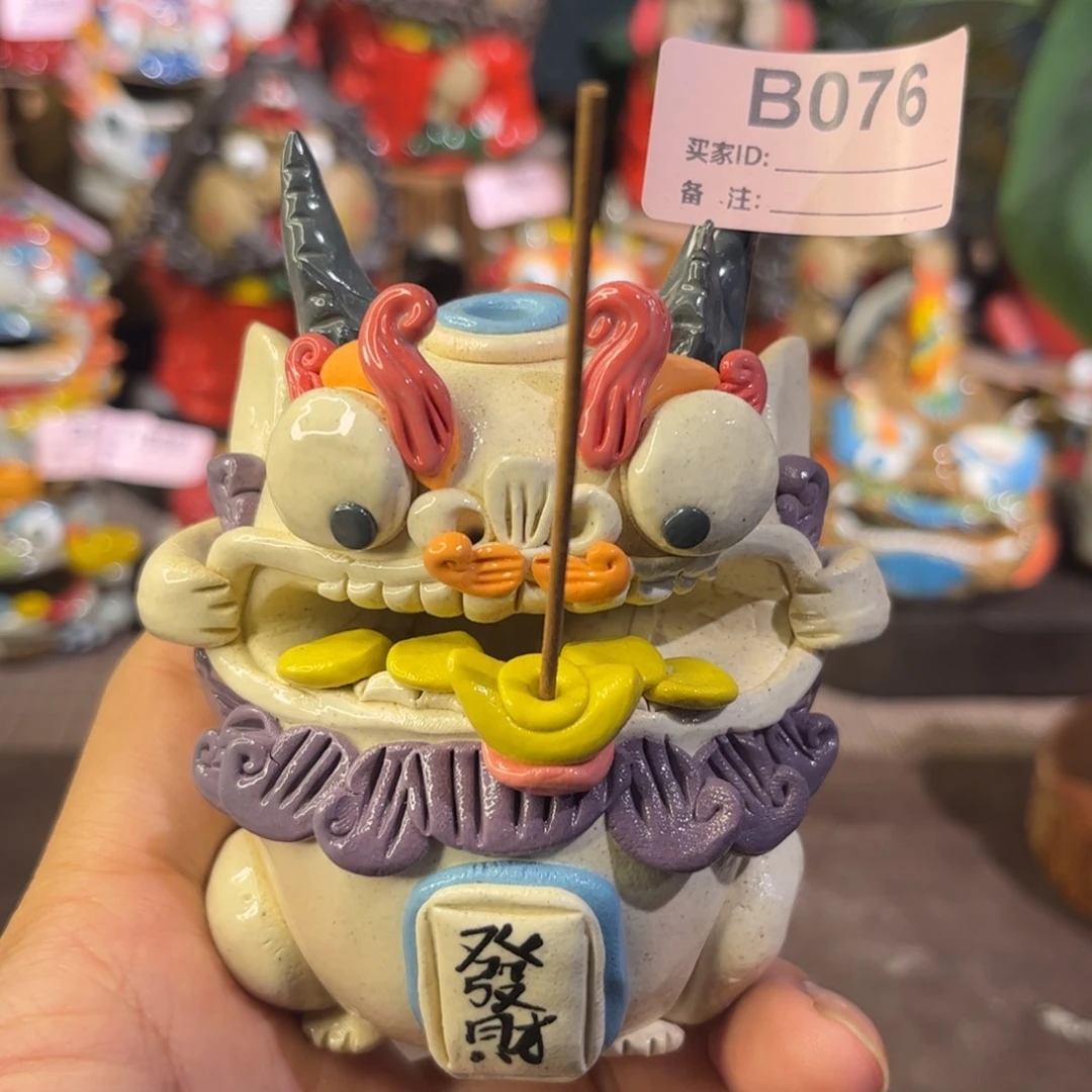 泥塑纯手工茶宠摆件