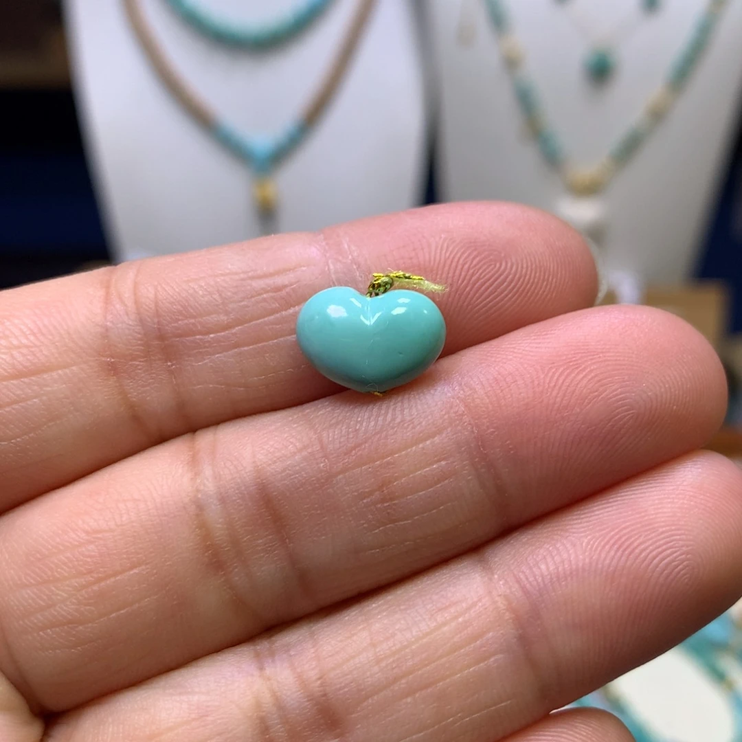 绿松石未镶嵌屁桃