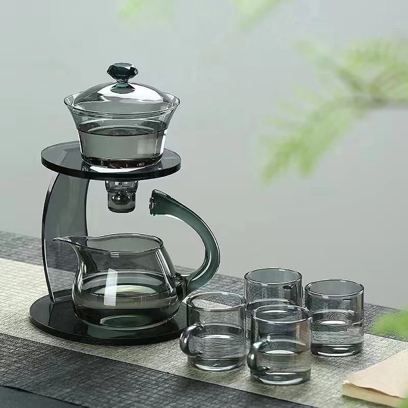 高硼硅玻璃半全自动茶具套装组合懒人家用感应泡茶壶冲泡茶神器