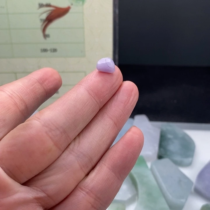 颈饰未镶嵌翡翠缅甸翡翠A货边角