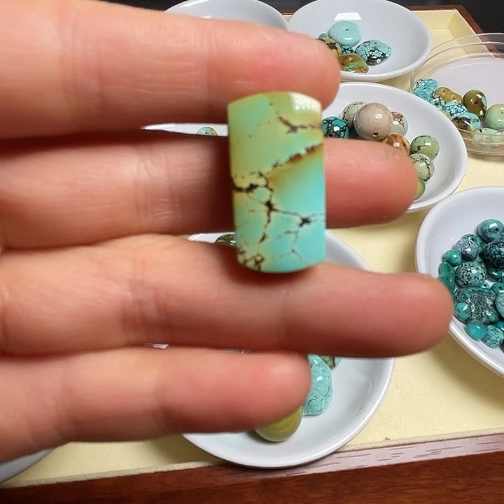 绿松石未镶嵌绿松石平安扣