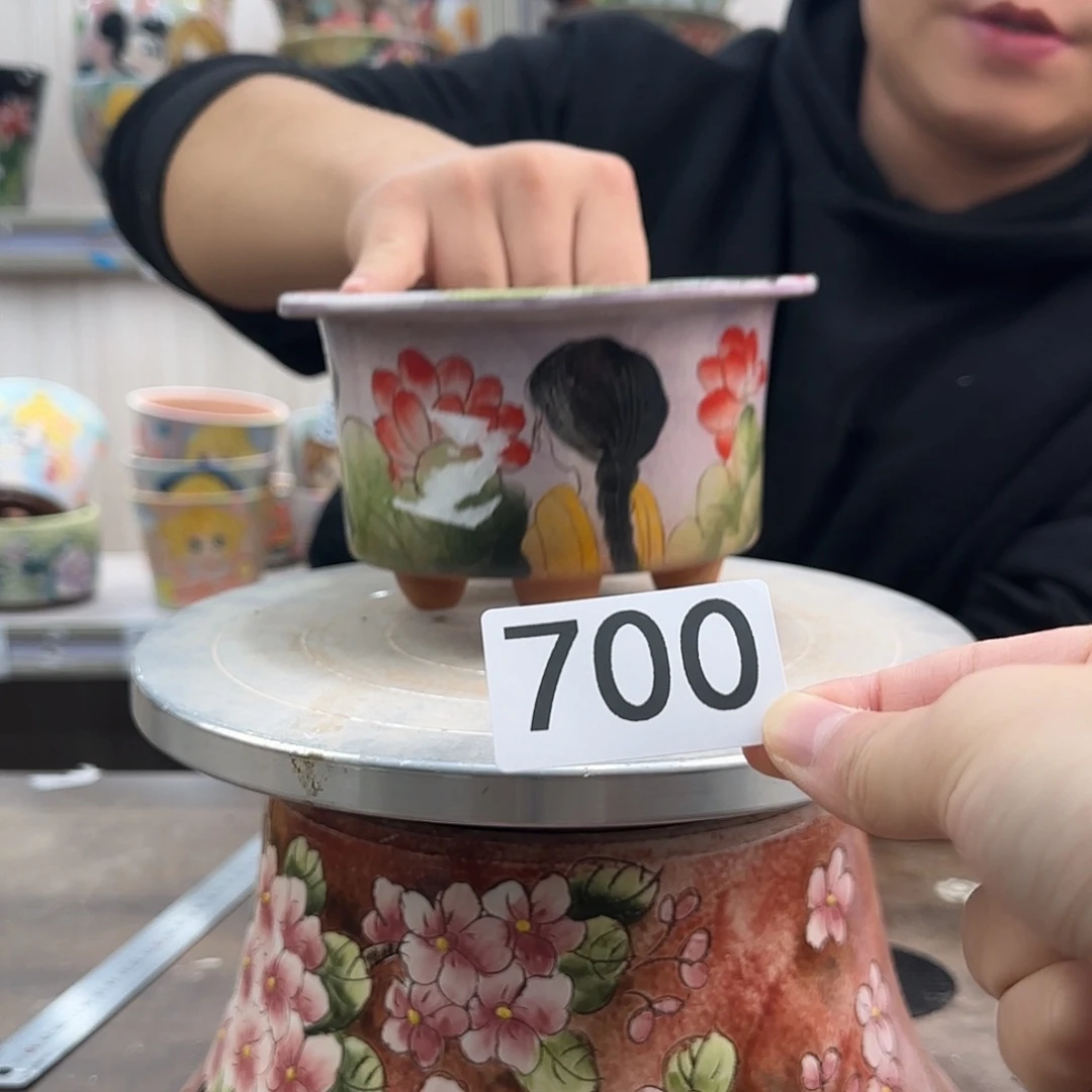 紫砂花盆瑕疵瑕疵700