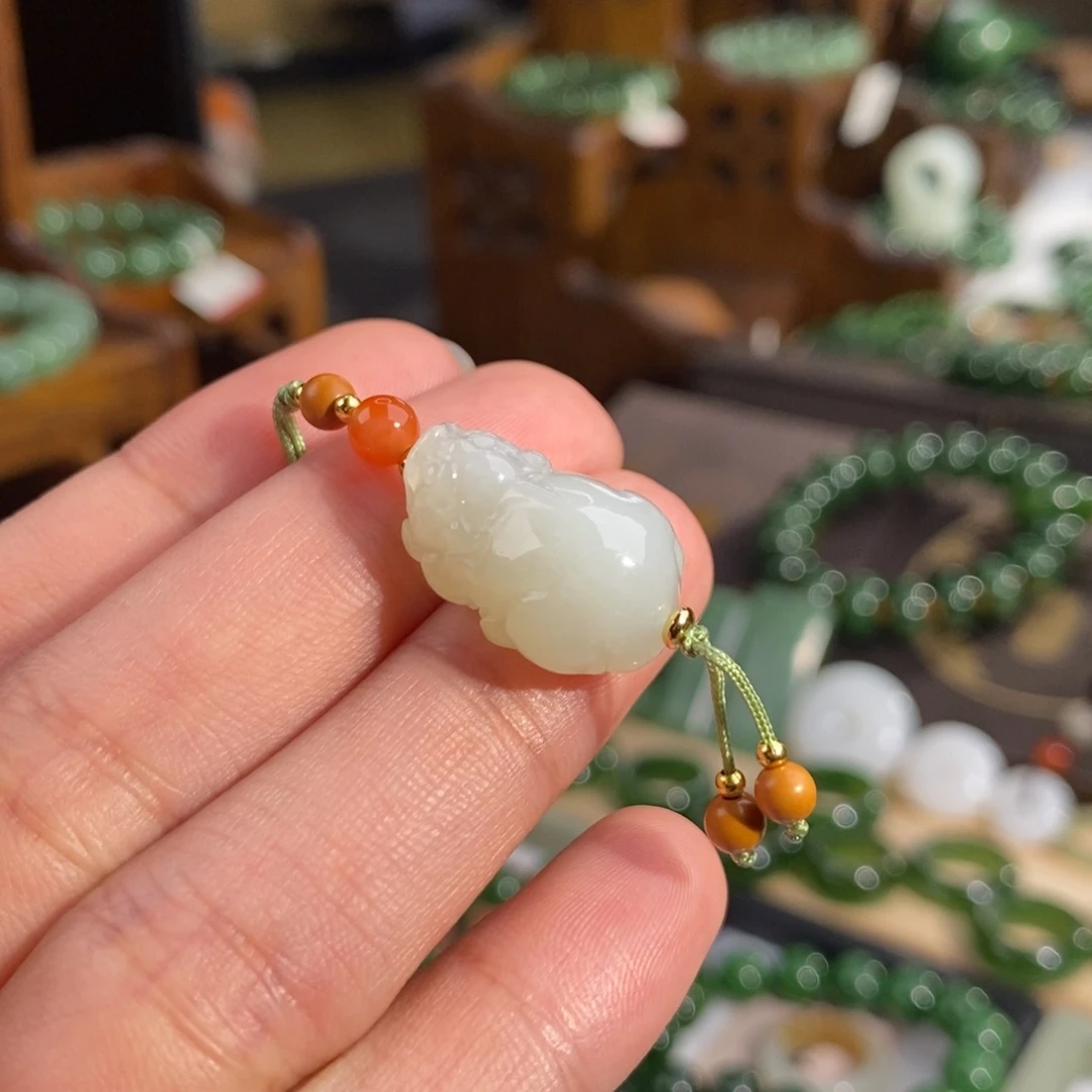 和田玉（白玉）颈饰未镶嵌别*我