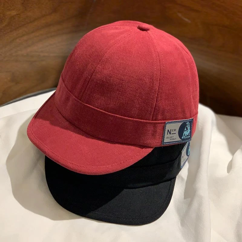 帽子女韩版春夏百搭复古棒球帽时尚休闲短檐鸭舌帽男个性嘻哈帽潮