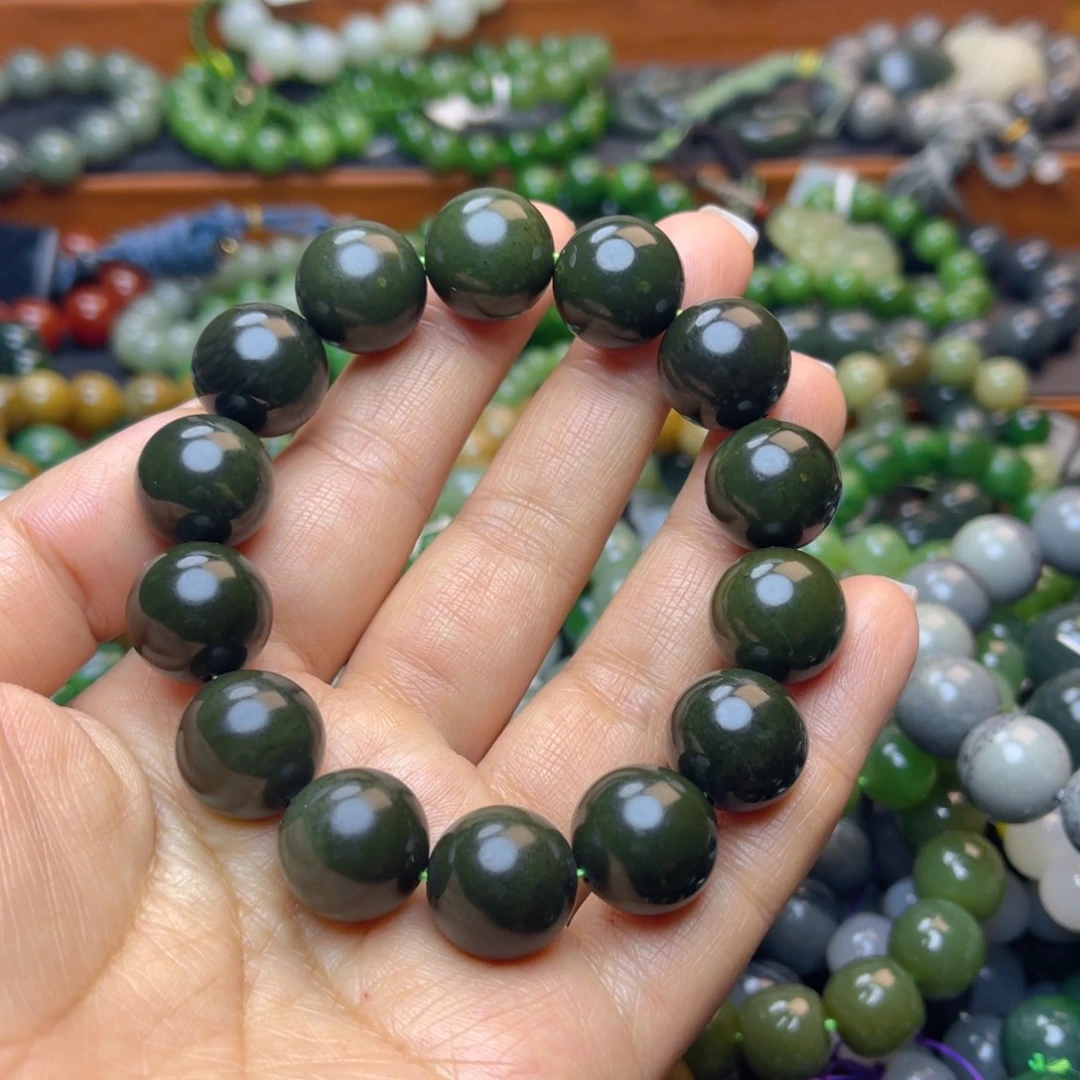 和田玉未镶嵌手链