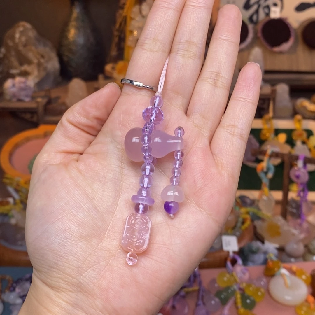 玛瑙/玉髓未镶嵌车挂