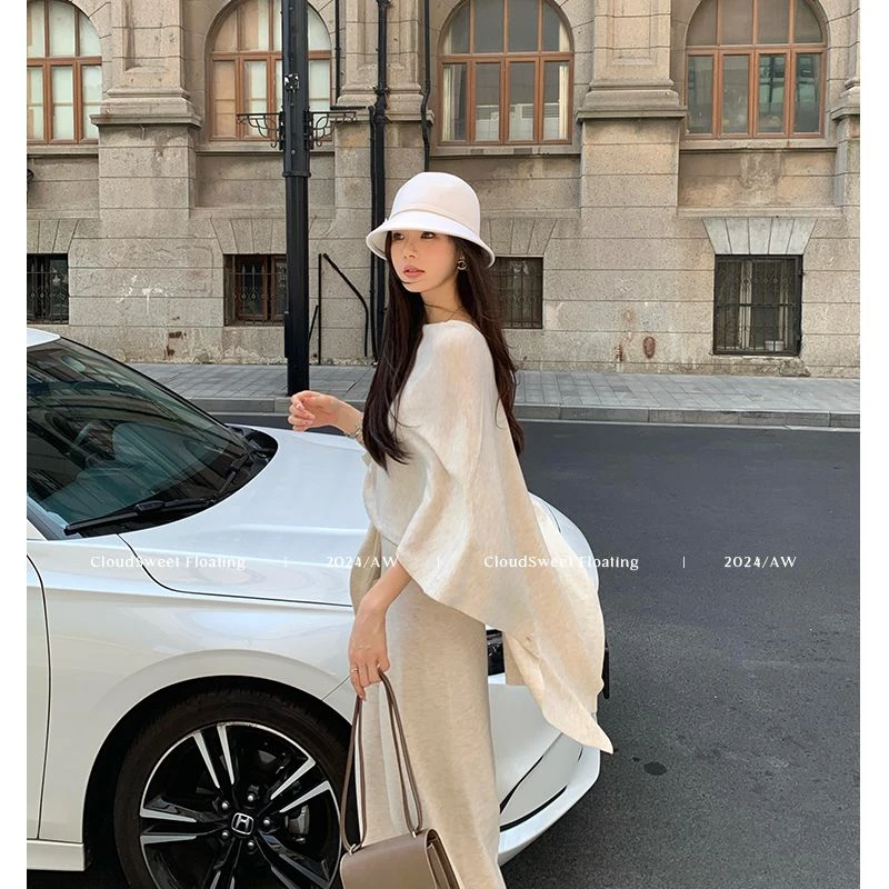【CloudSweet 08/21 】素调千金/清冷姐系 初秋内搭针织套组