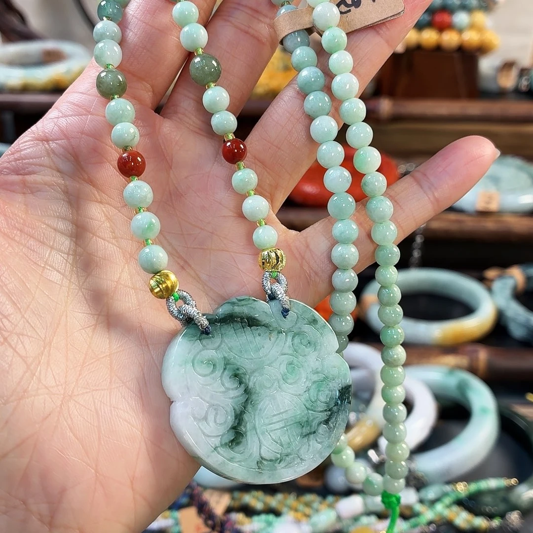 翡翠未镶嵌手链手串