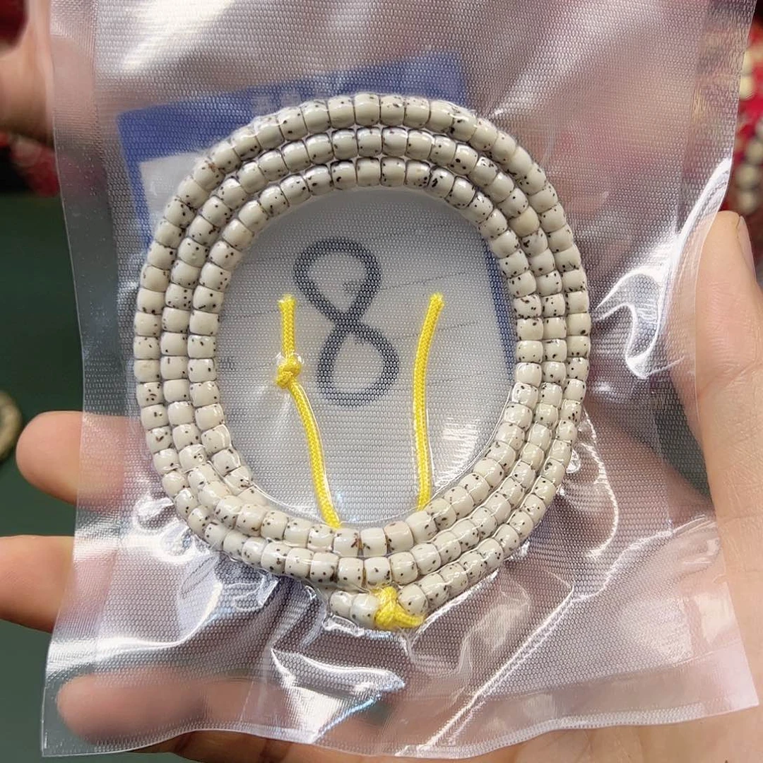 星月菩提吊坠原白108。54尺寸。 8