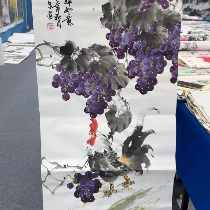 国画宣纸纯手绘字画