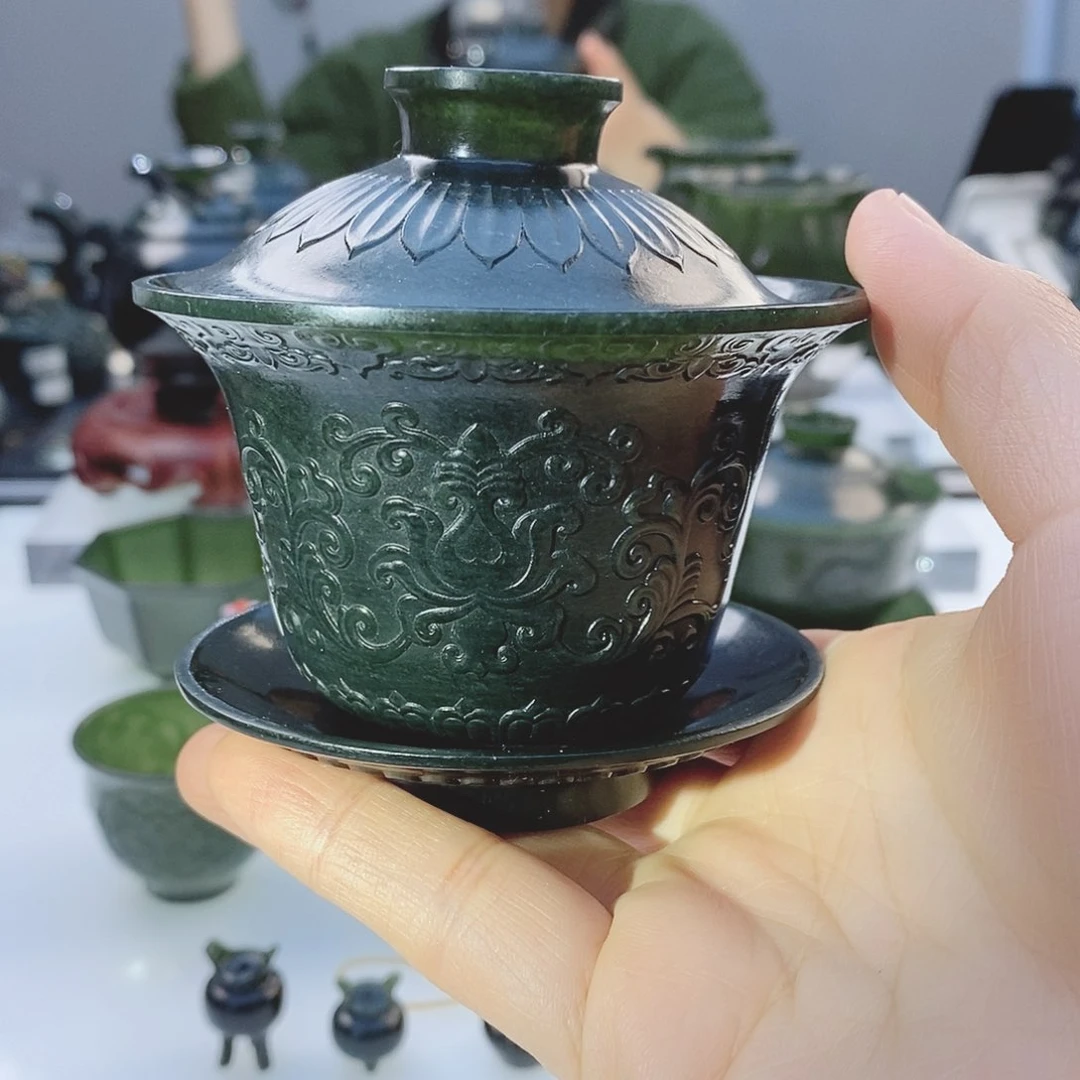 和田玉（青玉）把件未镶嵌