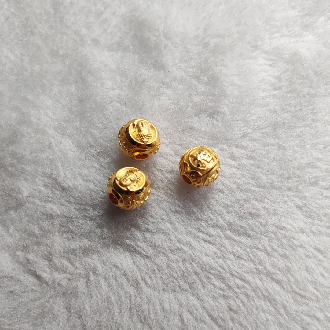 金元宝足金999貔貅珠子首饰