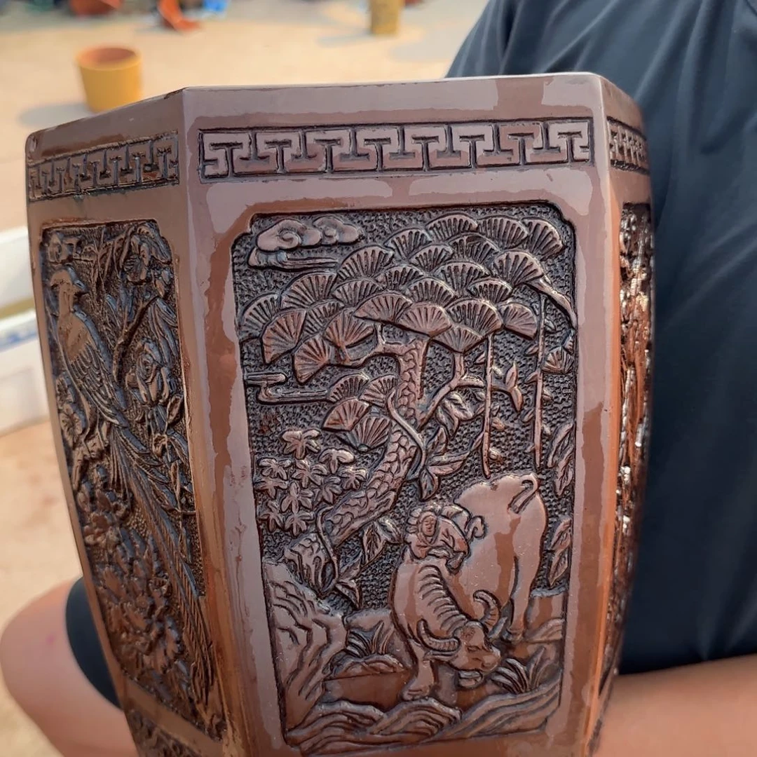 紫砂花盆口径20.25口径