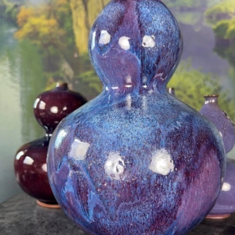 安***康犊泉钧窑作品摆件