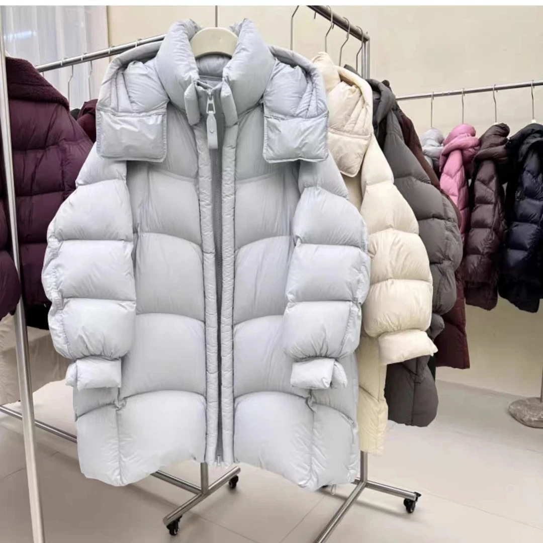 欧货中长款2025年冬季新款9A字扩版加厚外套