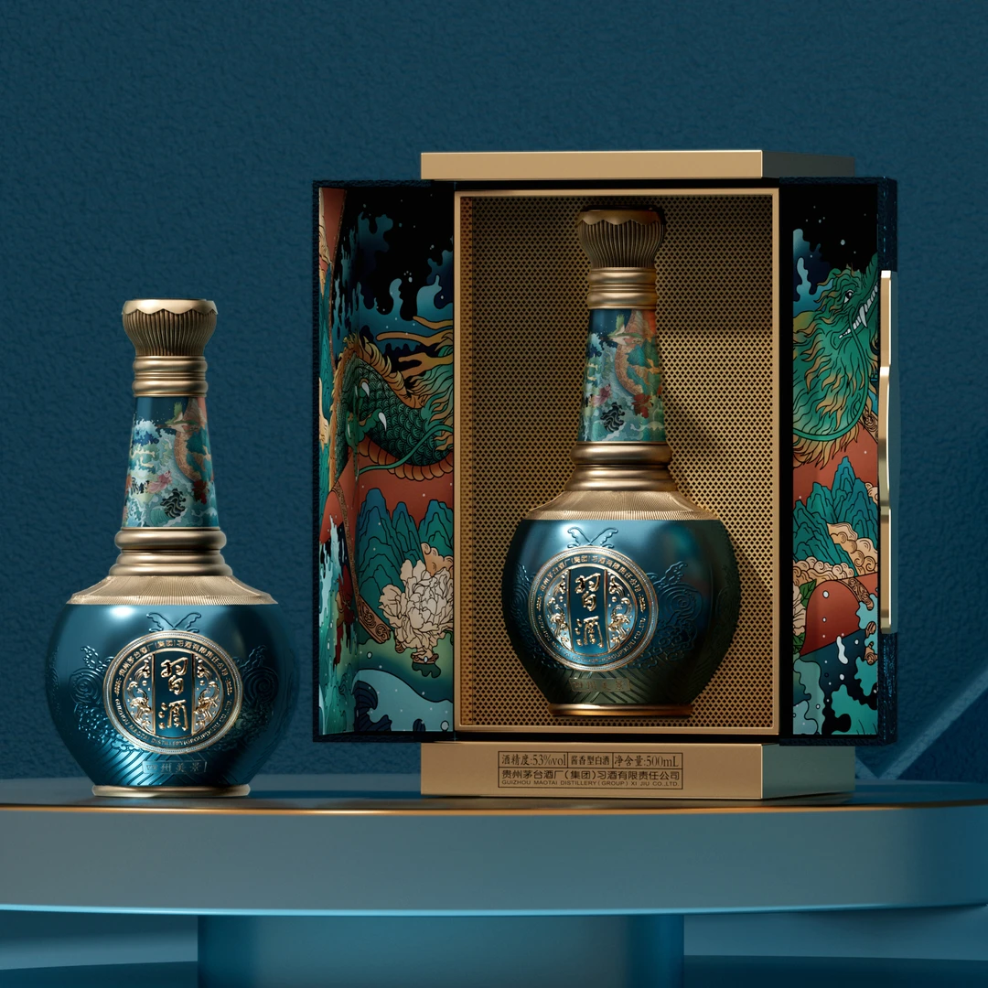习酒四州美景500ml单瓶礼盒装酱香型单瓶【2022年生产】53%Vol500ml