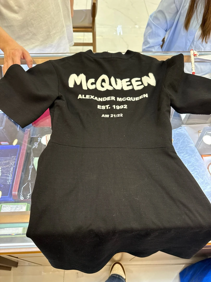 99新 Alexander McQueen/亚历山大·麦昆 麦昆 长裙黑色b70977