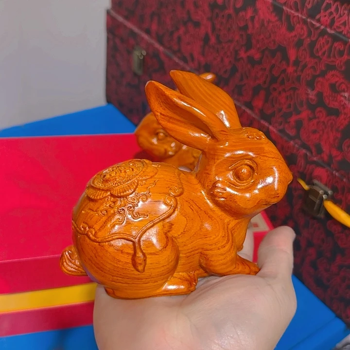 木花梨木14福财兔一只