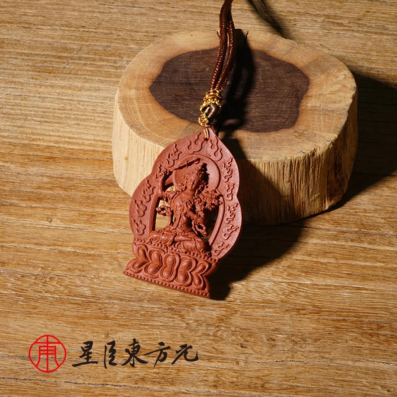 【星臣优选】原创文殊菩萨香牌挂饰