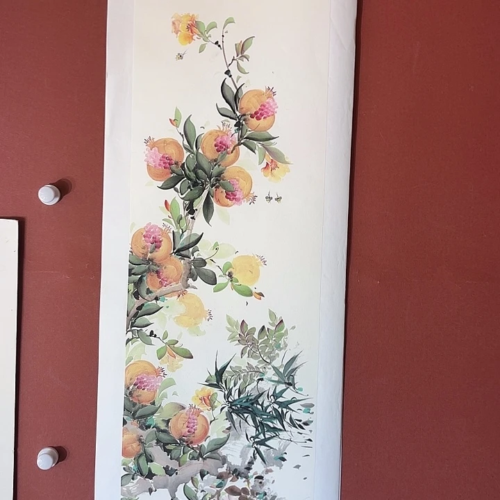 国画听兰老师花鸟