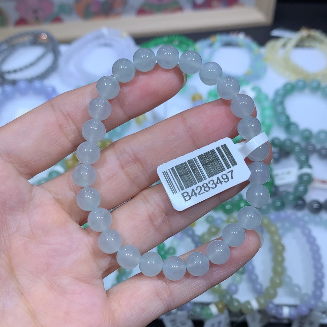 翡翠未镶嵌手链天然