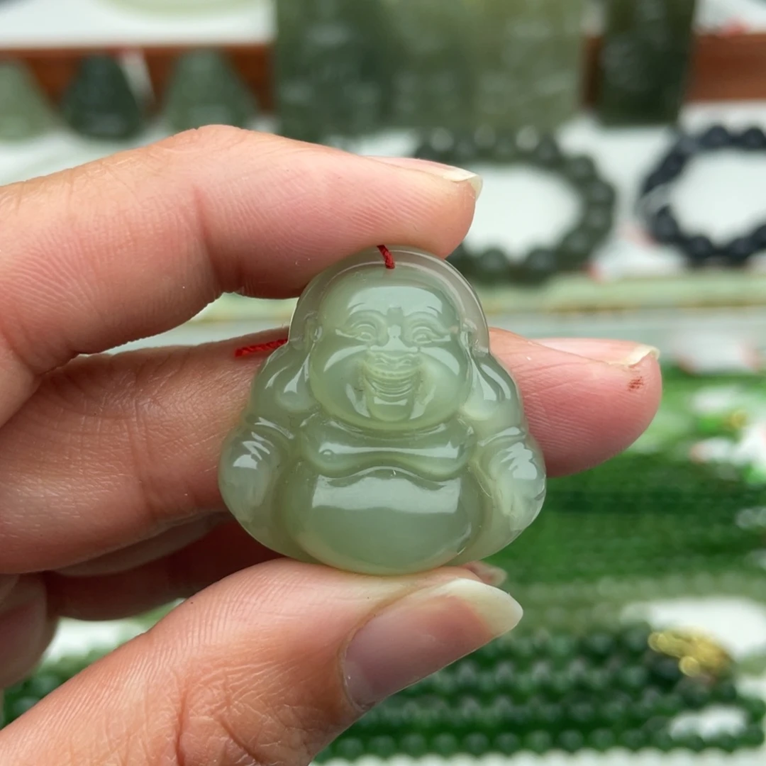 和田玉耳饰未镶嵌