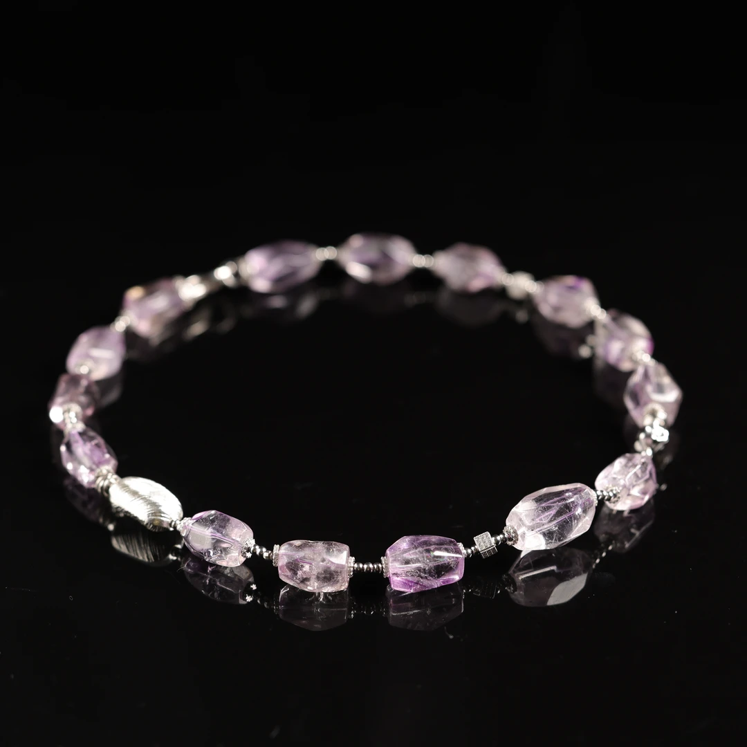 本真 |紫雪 | 原创设计高段位水晶超七随形项链多样性发货 发其一