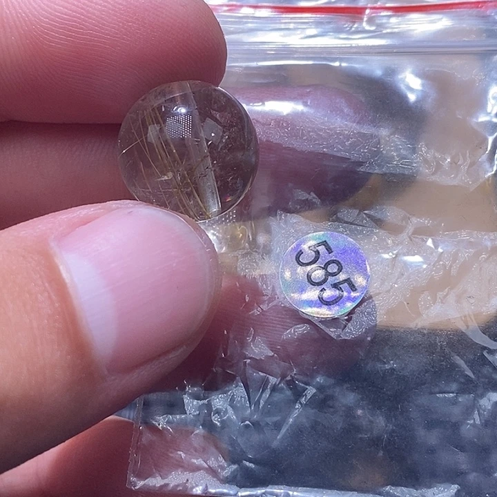 发晶手链未镶嵌天然水晶手串