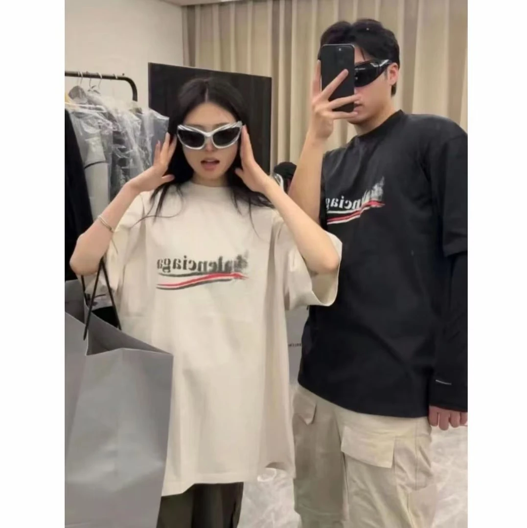 【清货】模糊字母可乐短袖