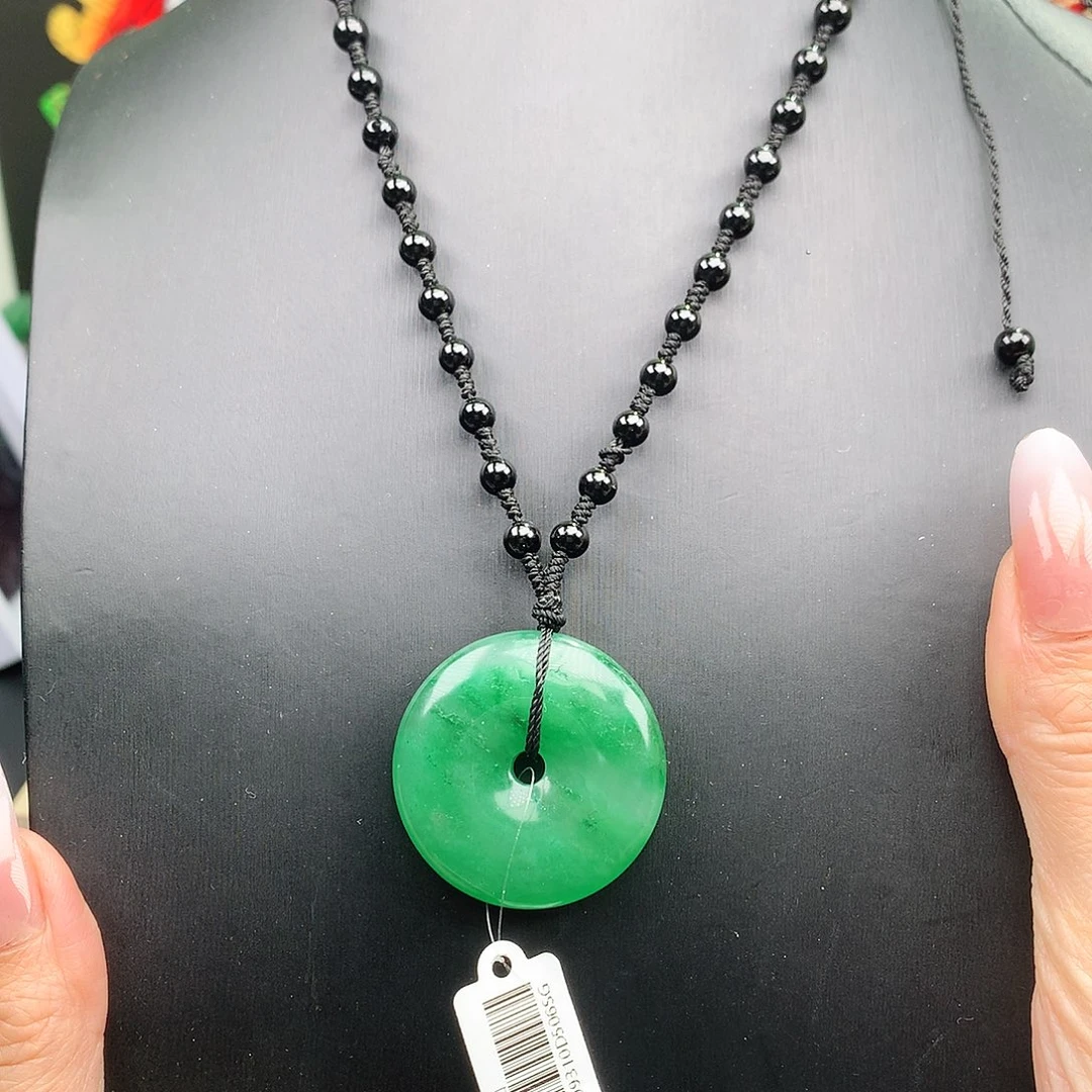 石英质玉平安扣未镶嵌