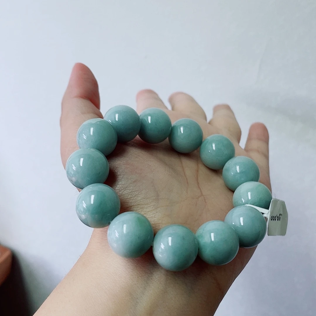 未镶嵌定制翡翠珠串