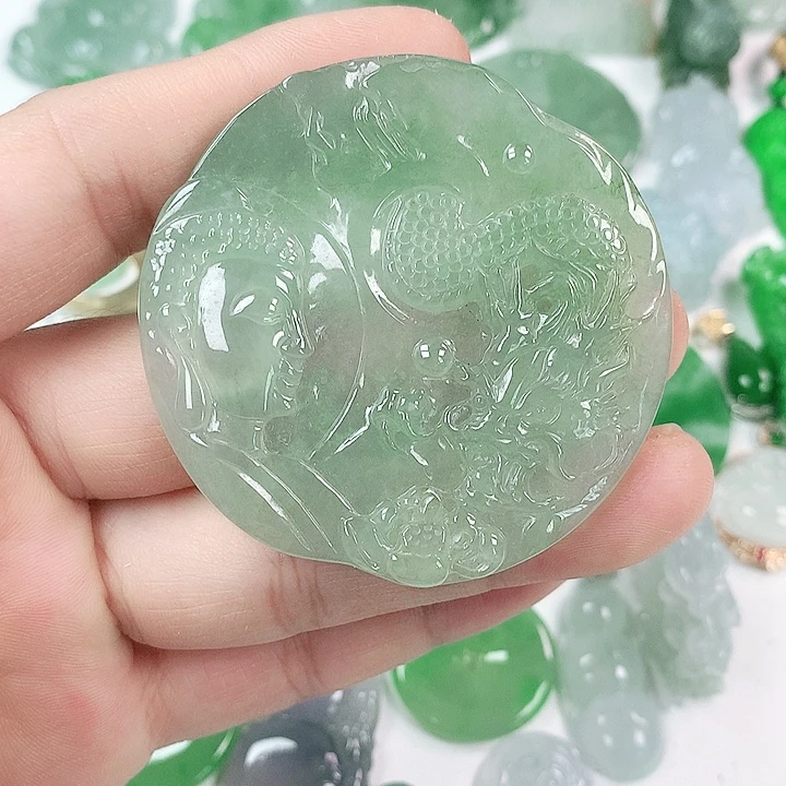 翡翠未镶嵌颈饰缅甸翡翠A货