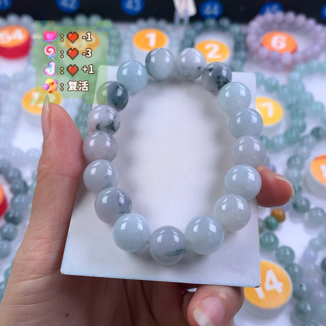翡翠未镶嵌手链卡12
