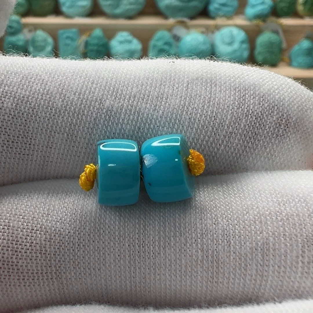 未镶嵌绿松石直切珠8mm
