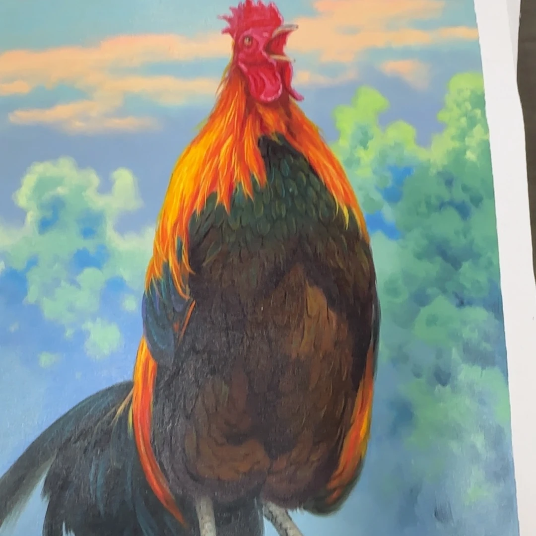 油画不说不想说再见