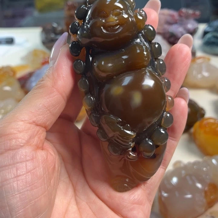 玛瑙/玉髓未镶嵌吊坠(不含链)