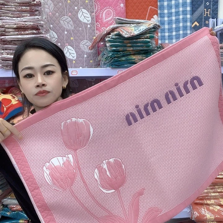 棉粉色郁金香纯棉