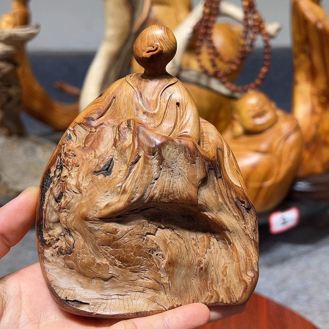 柏木崖柏木手把件摆件