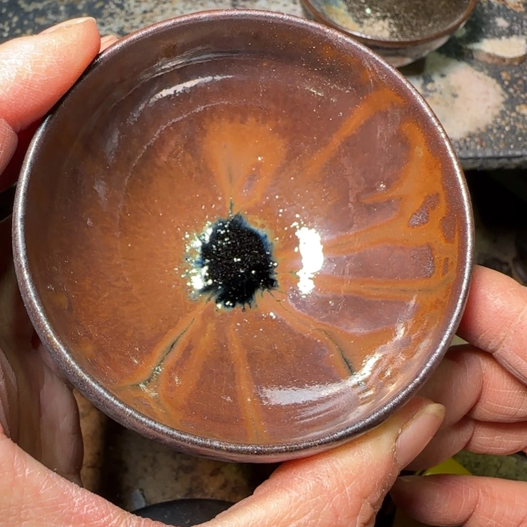 用***6柴烧建盏茶盏茶杯488