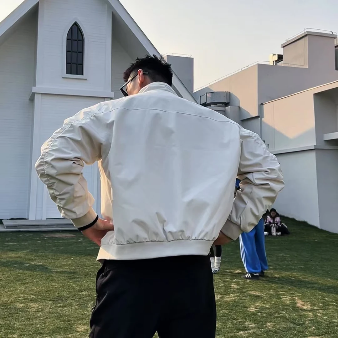 【高品质】美式教练飞行员夹克三防立领复古春秋款户外工装飞行外套