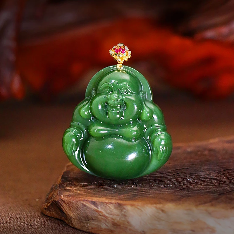 和田玉佛公吊坠【7010A】