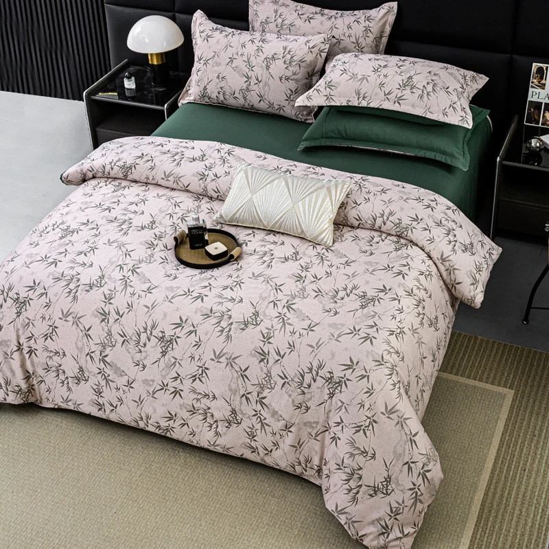 高档轻奢贡缎提花四件套欧式高级感被套四件套床上用品别墅大气