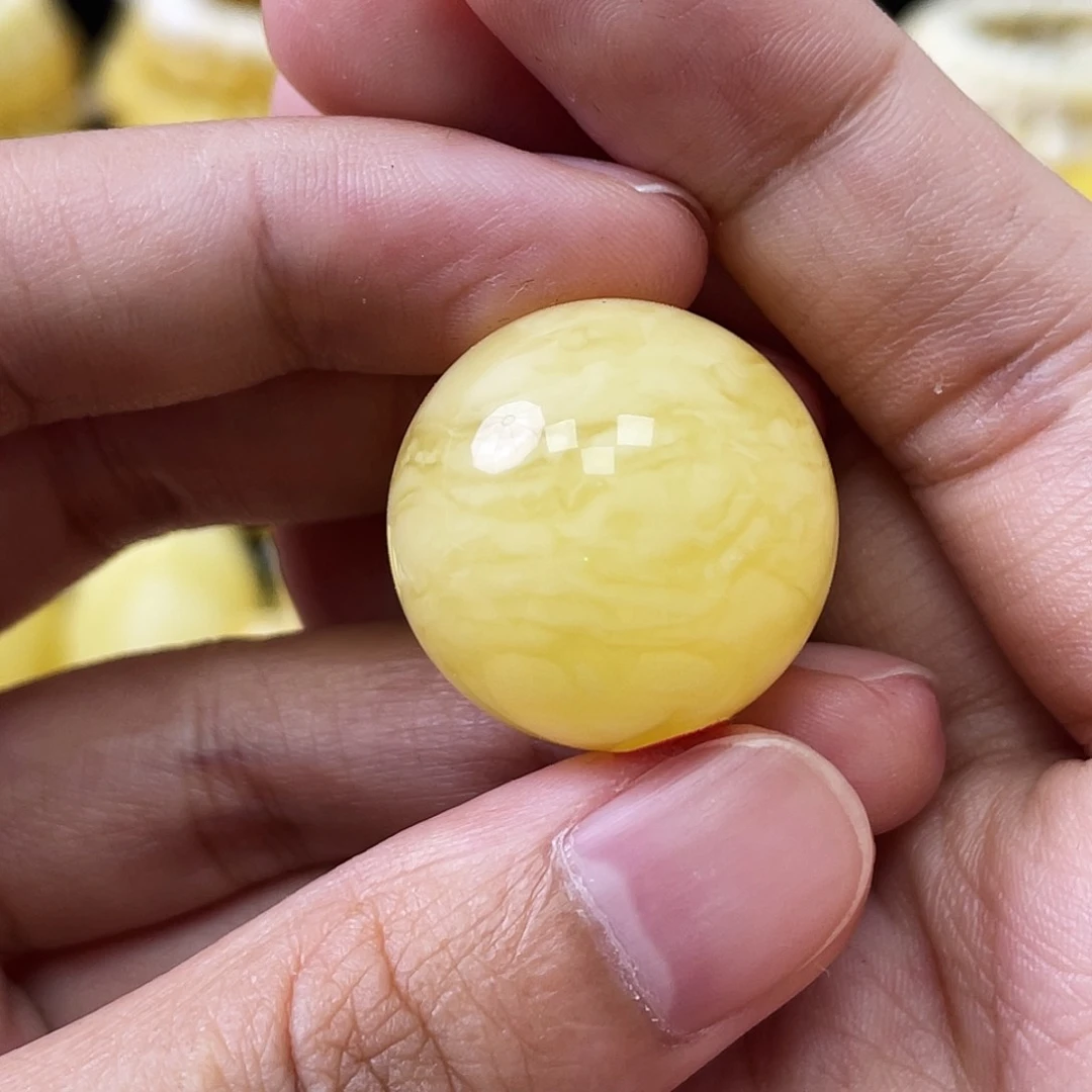 琥珀未镶嵌珠宝奇石22.8mm全品