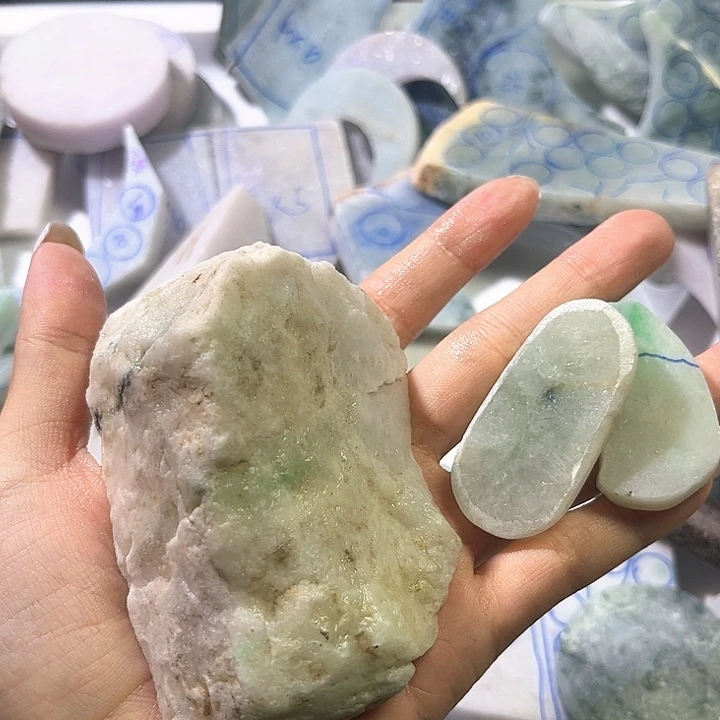 翡翠散珠缅甸翡翠A货