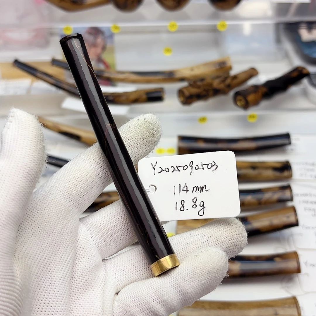 绝***仓香榧木烟嘴Y2025090503