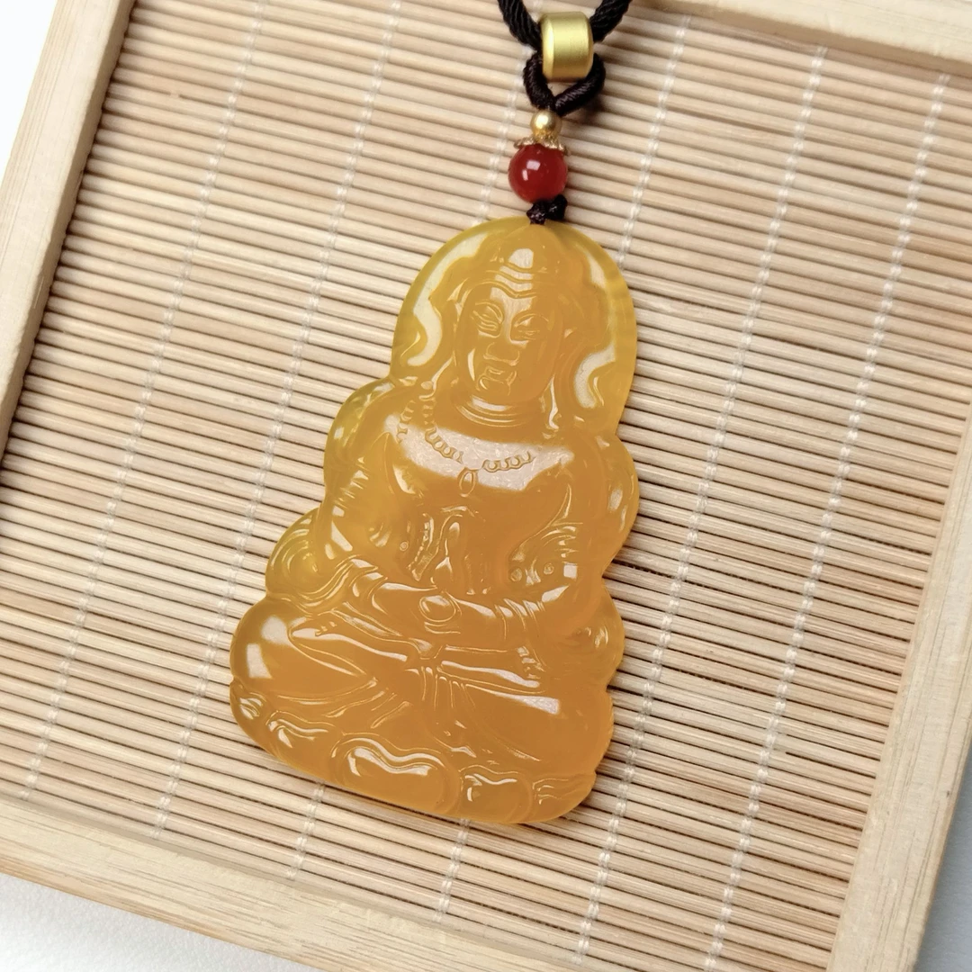 【侯总甄选】78甄选九品玄黄-HJS-玛瑙观音吊坠