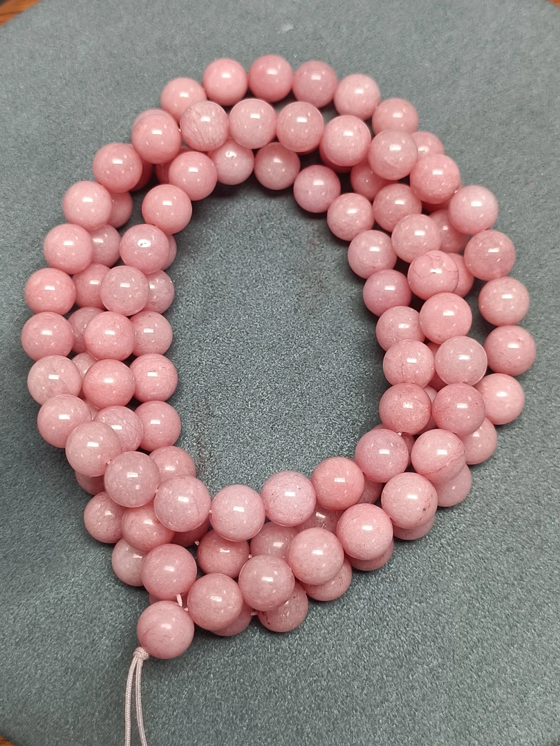 M441号-卡8mm粉色佛珠108链子