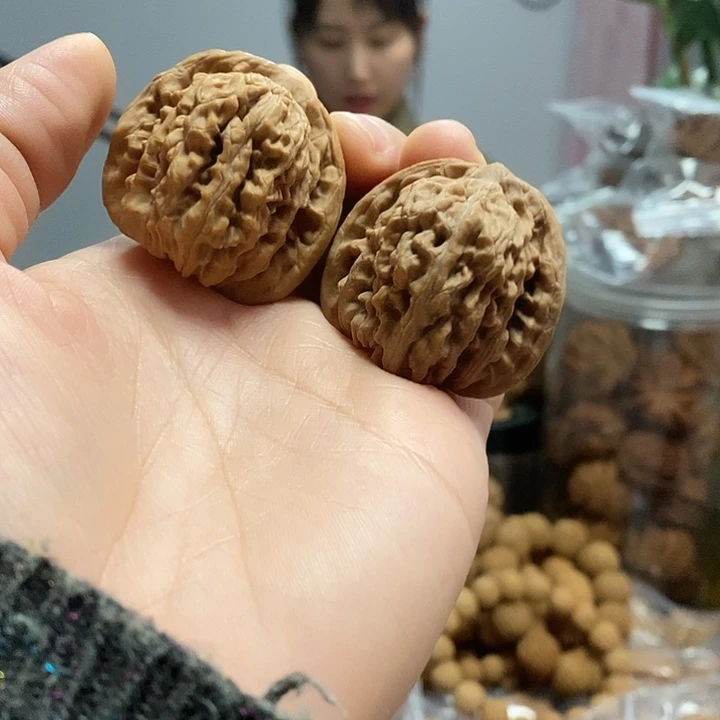 把件文玩核桃38四座楼